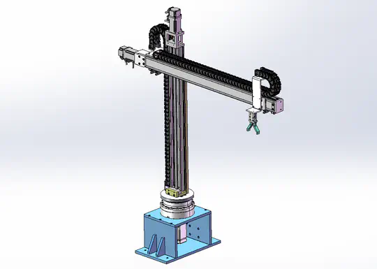 三自由度圆柱坐标机器人设计